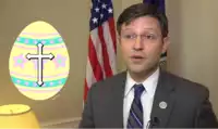 Mike Johnson Easter conspiracy