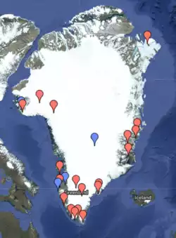 Greenland map